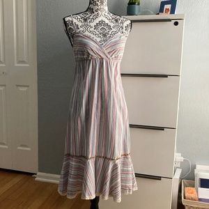 FINAL OFFER: FREE PEOPLE vintage multi-colored empire waist maxi sun dress